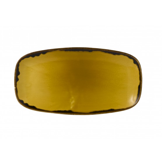 Harvest Mustard Chefs' Oblong Plate